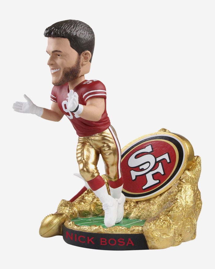 Nick Bosa San Francisco 49ers Gold Rush Bobblehead FOCO - FOCO.com