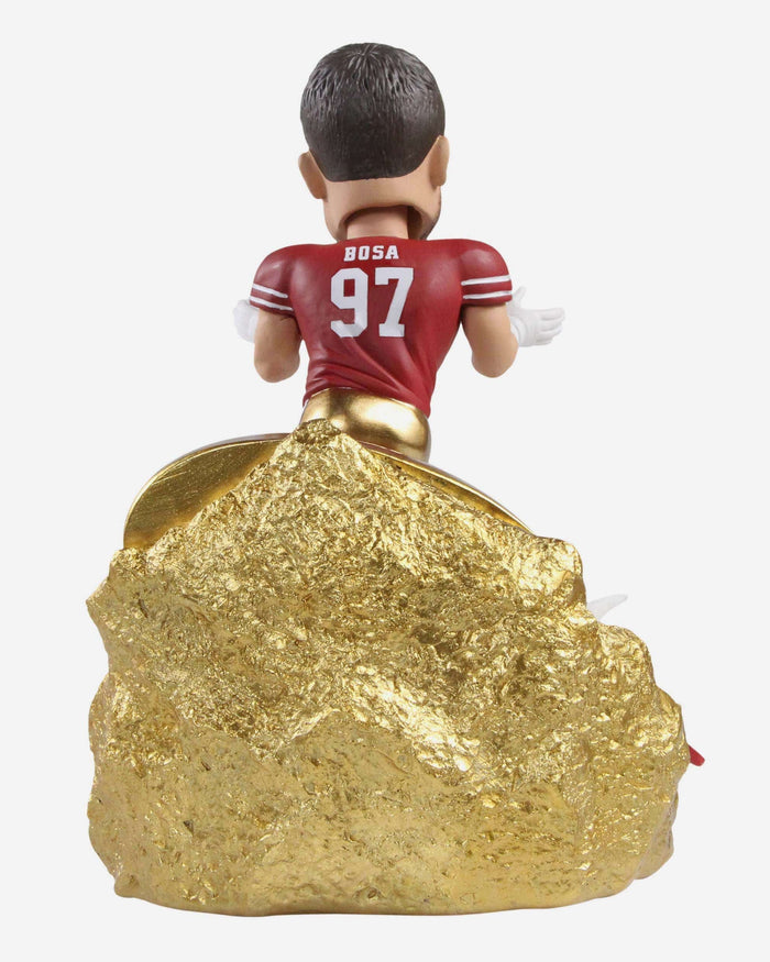 Nick Bosa San Francisco 49ers Gold Rush Bobblehead FOCO - FOCO.com