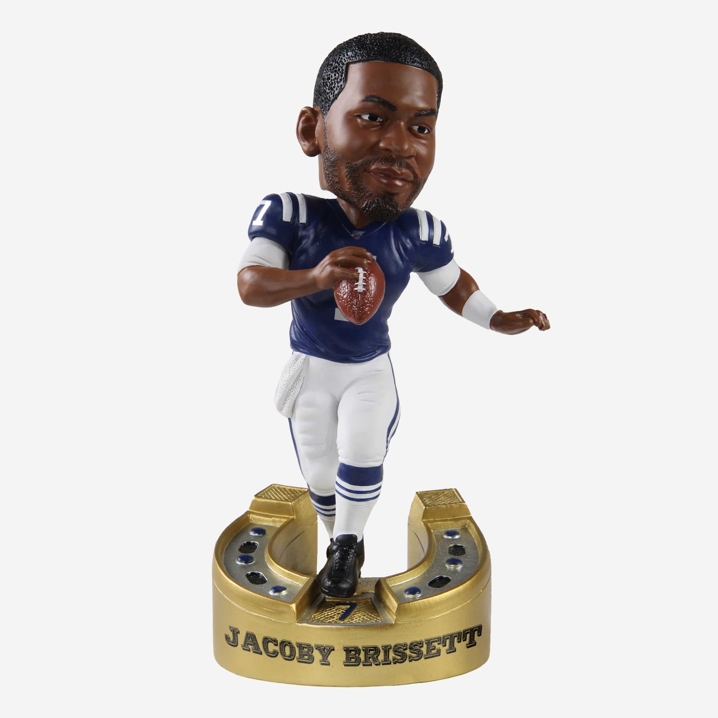 Jacoby Brissett Indianapolis Colts Golden Horseshoe Bobblehead FOCO