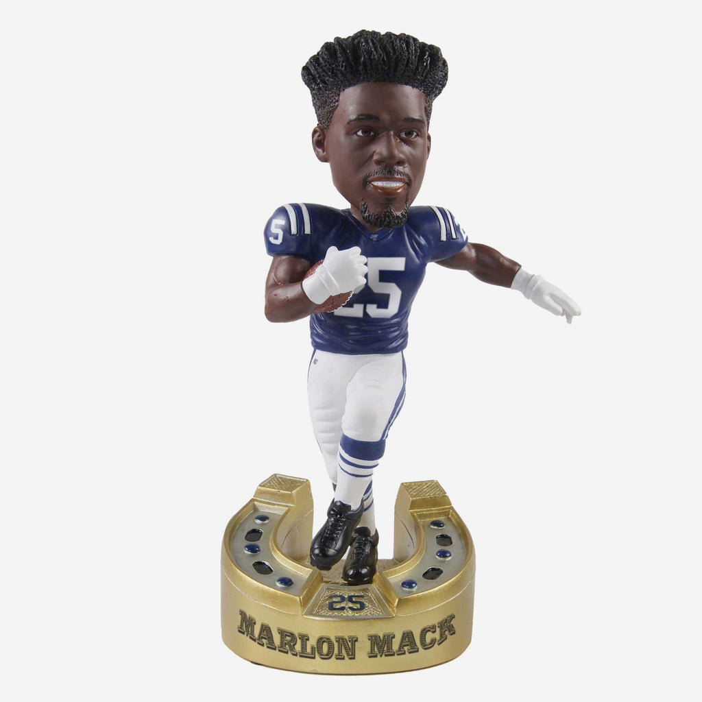 Marlon Mack Indianapolis Colts Golden Horseshoe Bobblehead FOCO - FOCO.com
