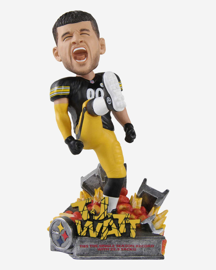 TJ Watt Pittsburgh Steelers Gamebreaker Bobblehead FOCO - FOCO.com