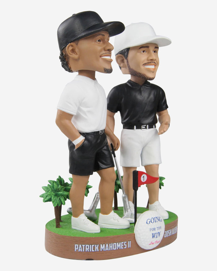 Patrick Mahomes & Josh Allen Golf Dual Bobblehead FOCO - FOCO.com