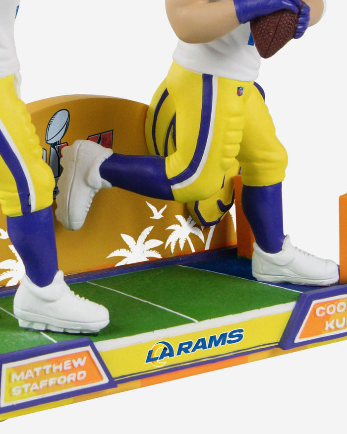 Matthew Stafford Cooper Kupp Los Angeles Rams Game Winning Touchdown Dual Bobblehead FOCO - FOCO.com