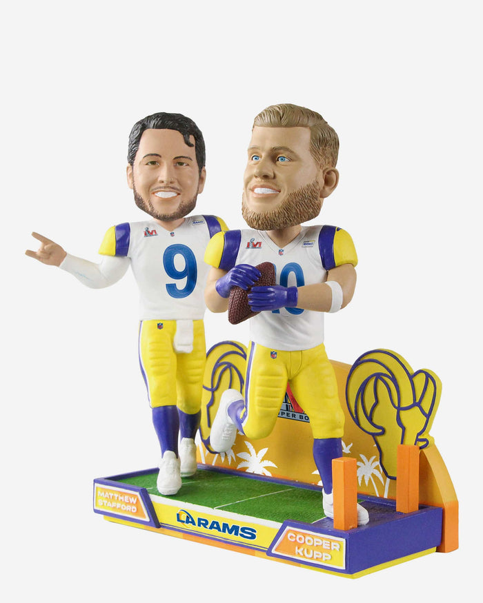 Matthew Stafford Cooper Kupp Los Angeles Rams Game Winning Touchdown Dual Bobblehead FOCO - FOCO.com