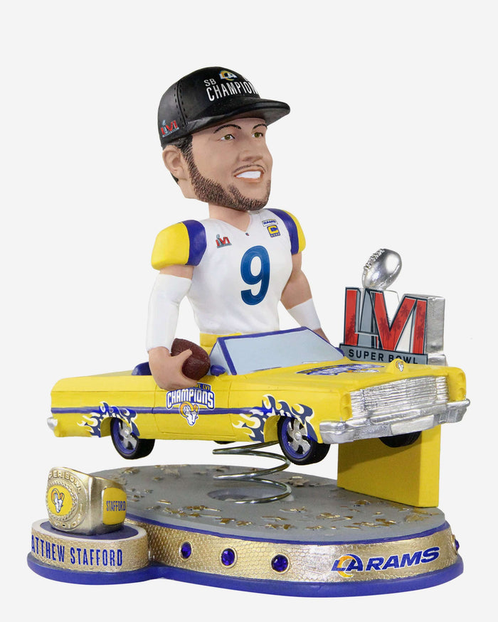 Matthew Stafford Los Angeles Rams Low Rider Bobblehead FOCO - FOCO.com