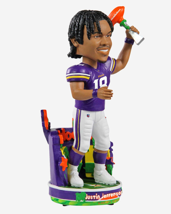 Justin Jefferson Minnesota Vikings Nickelodeon NVP Bobblehead FOCO - FOCO.com