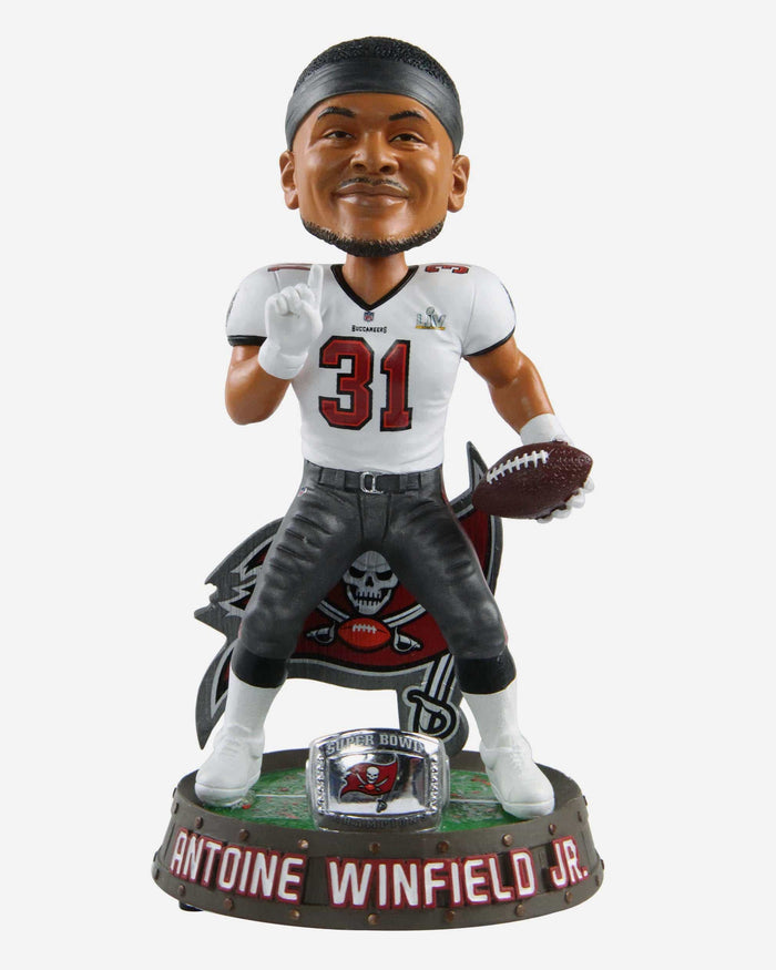 Antoine Winfield Jr Tampa Bay Buccaneers Moment Bobblehead FOCO - FOCO.com