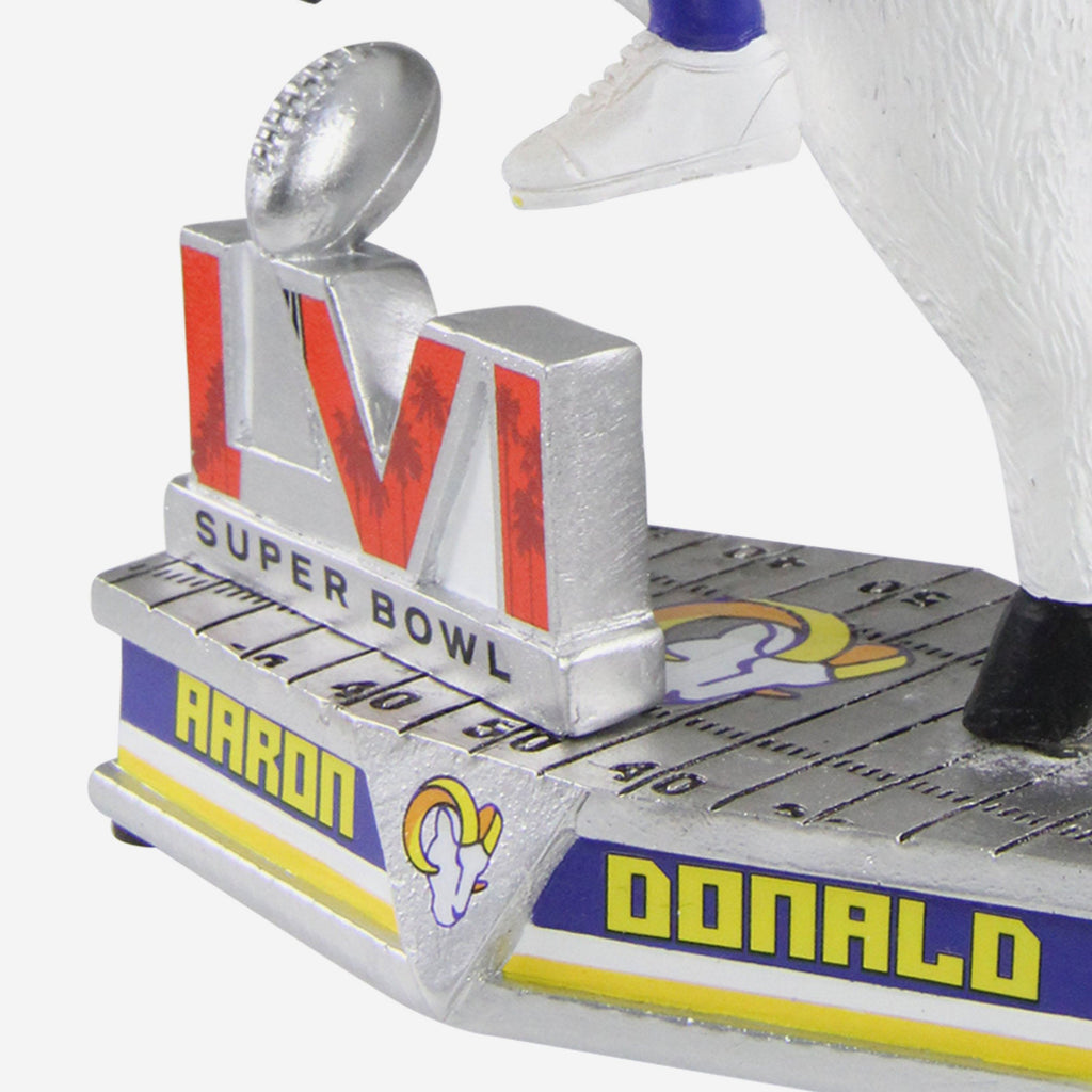 Aaron Donald Los Angeles Rams Riding Ram Bobblehead FOCO