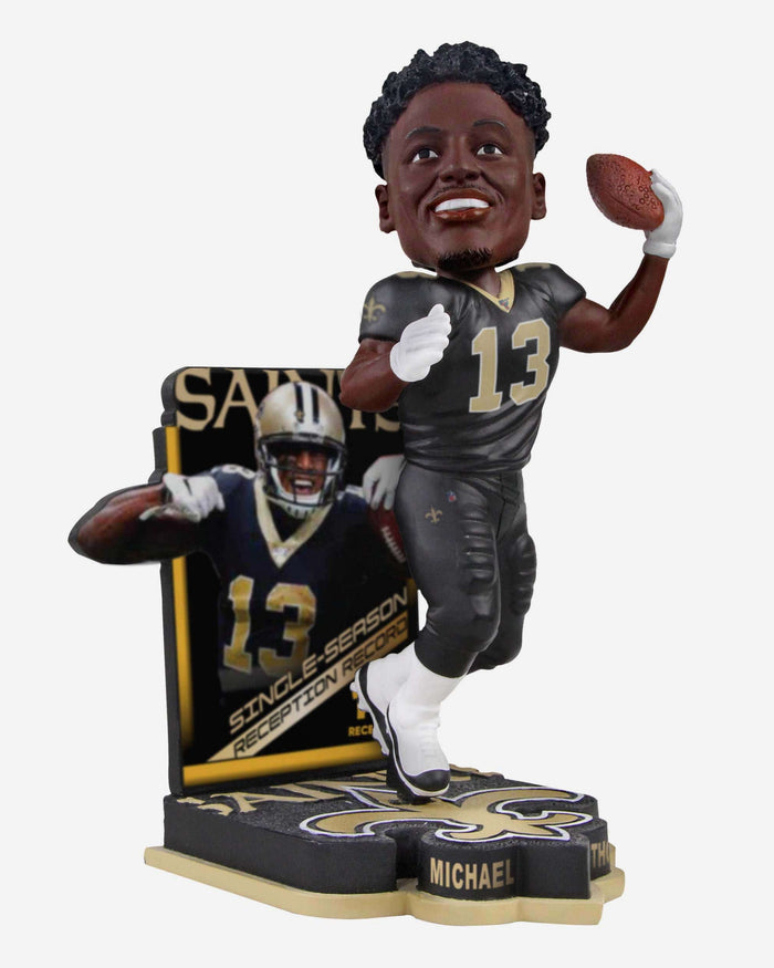 Michael Thomas New Orleans Saints Single-Season Receptions Record Bobblehead FOCO - FOCO.com