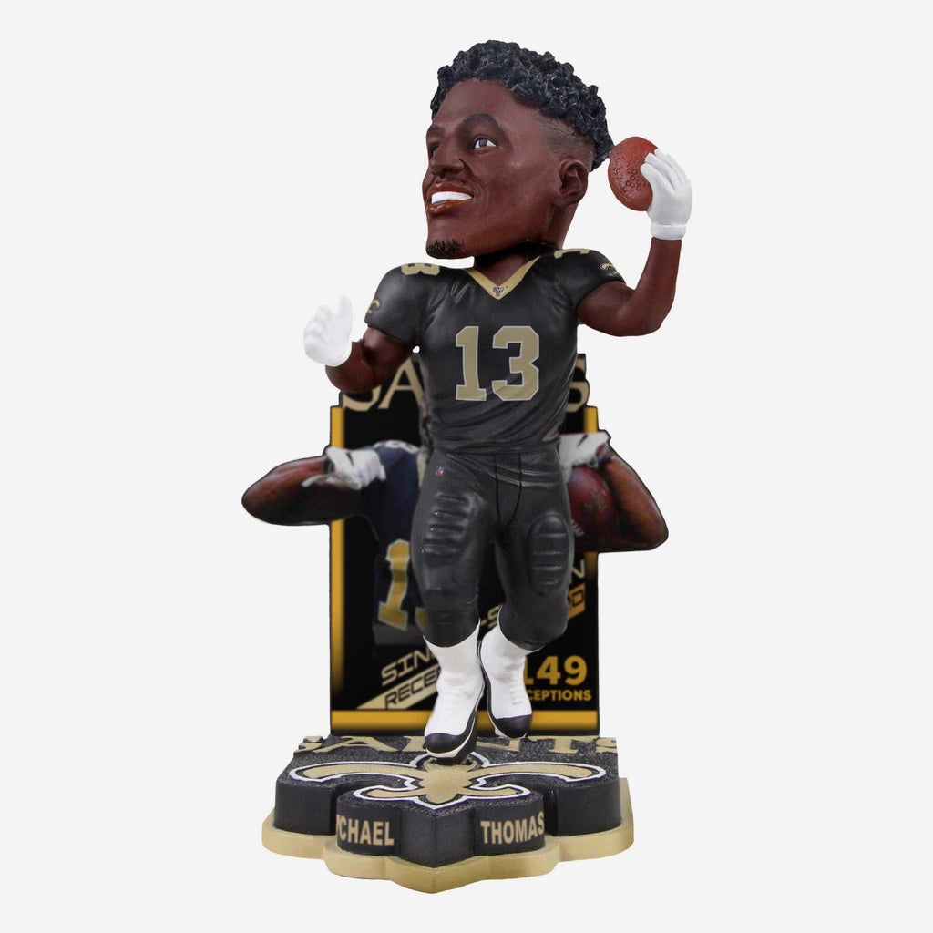Michael Thomas New Orleans Saints Single-Season Receptions Record Bobblehead FOCO - FOCO.com