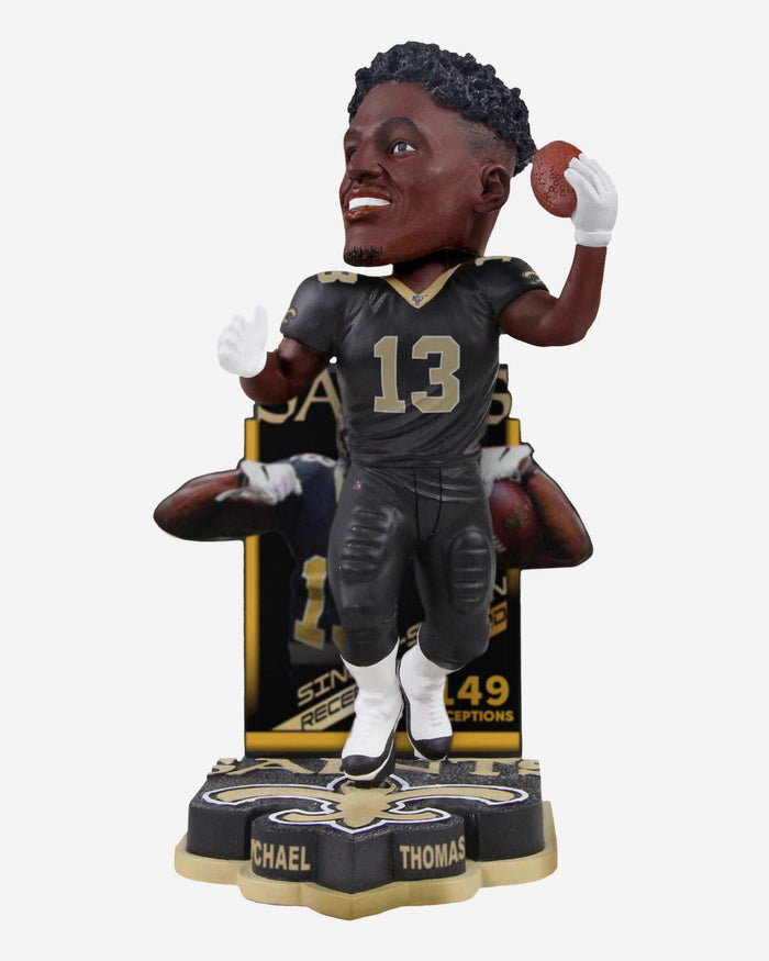 Michael Thomas New Orleans Saints Single-Season Receptions Record Bobblehead FOCO - FOCO.com