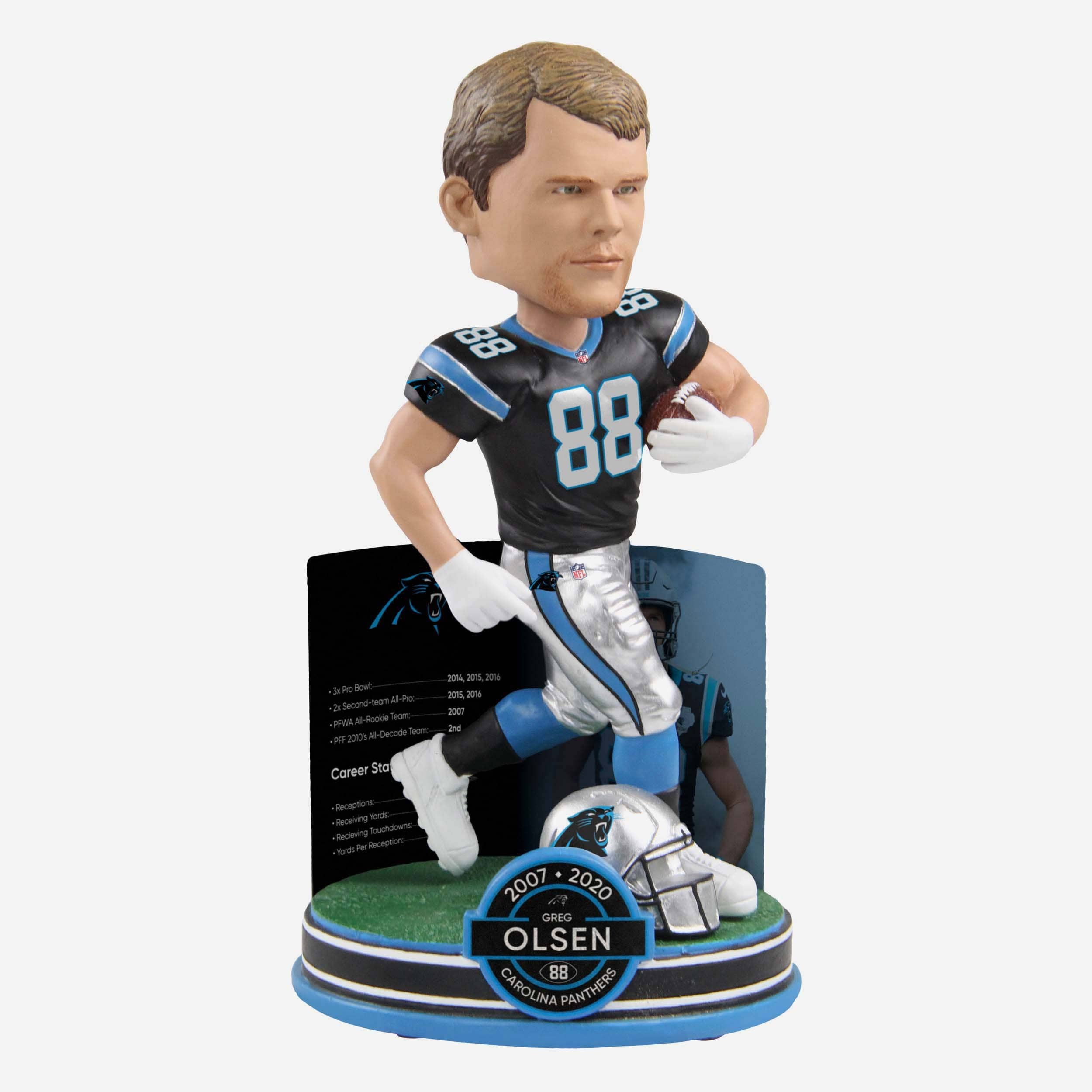 Greg Olsen Carolina Panthers Retirement Bobblehead FOCO