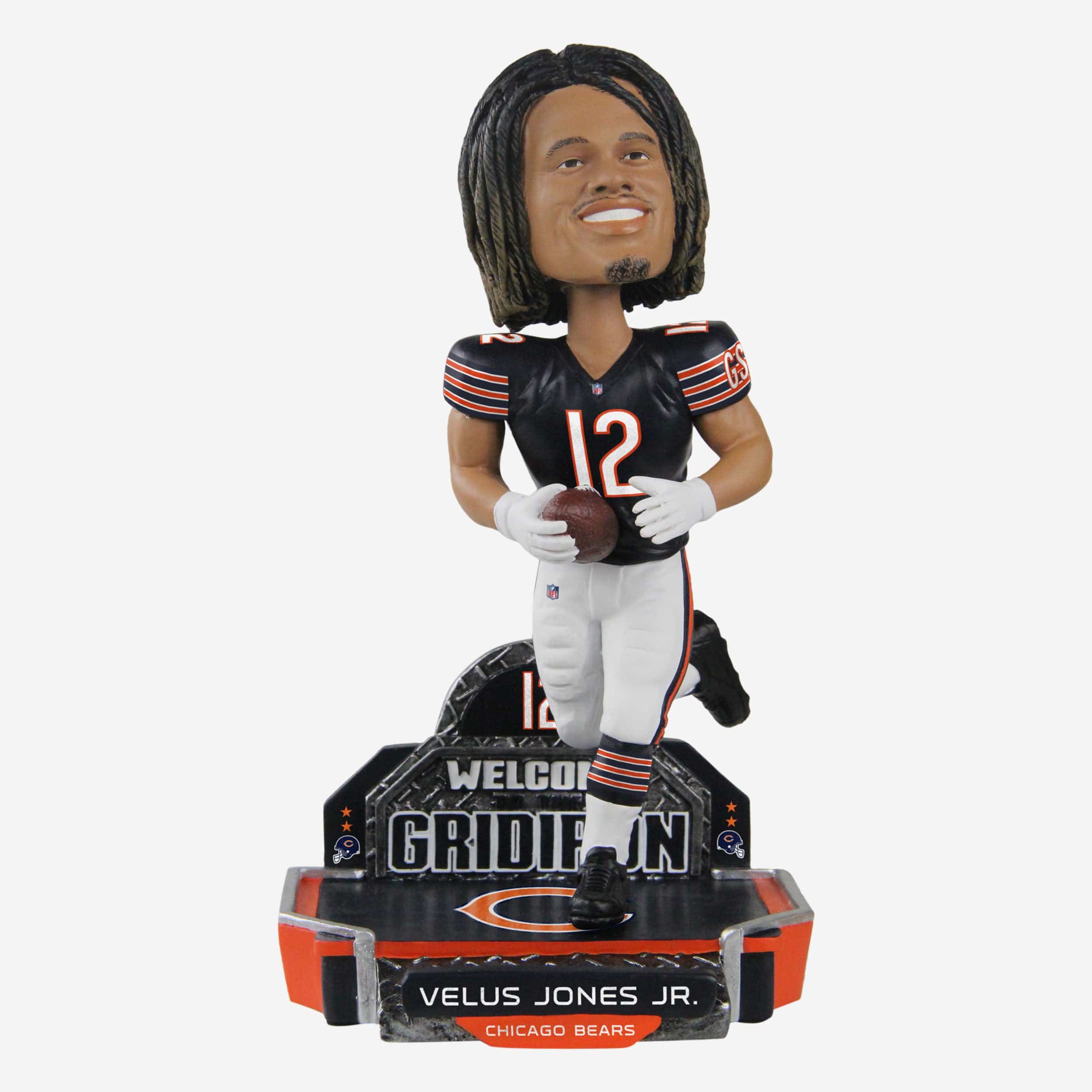Velus Jones Jr Chicago Bears NFL 2022 Rookie Series Bobblehead FOCO