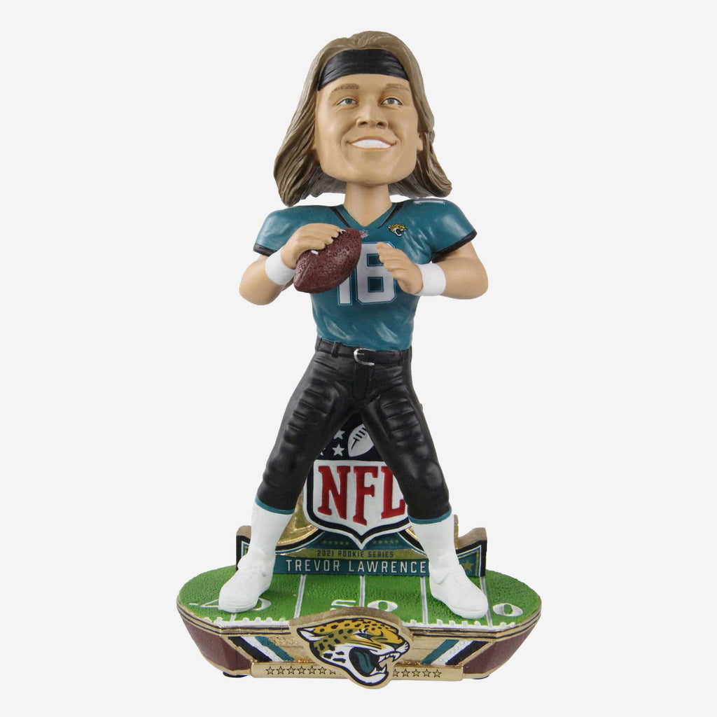 Trevor Lawrence Jacksonville Jaguars NFL 2021 Rookie Series Bobblehead FOCO - FOCO.com