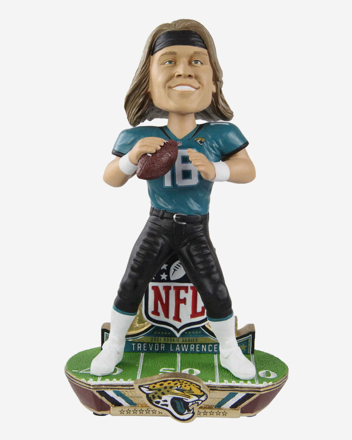 Trevor Lawrence Jacksonville Jaguars NFL 2021 Rookie Series Bobblehead FOCO - FOCO.com