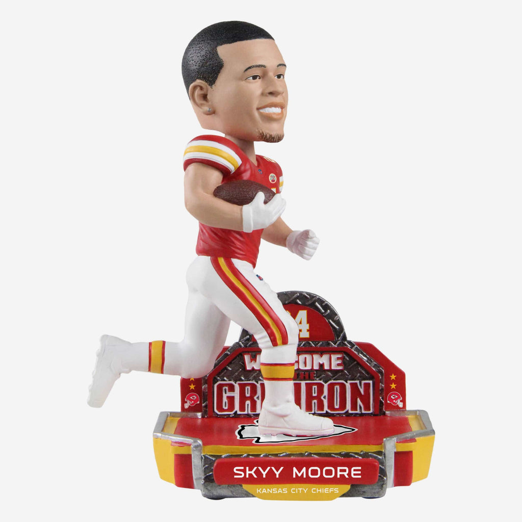 Skyy Moore Kansas City Chiefs NFL 2022 Rookie Series Bobblehead FOCO - FOCO.com