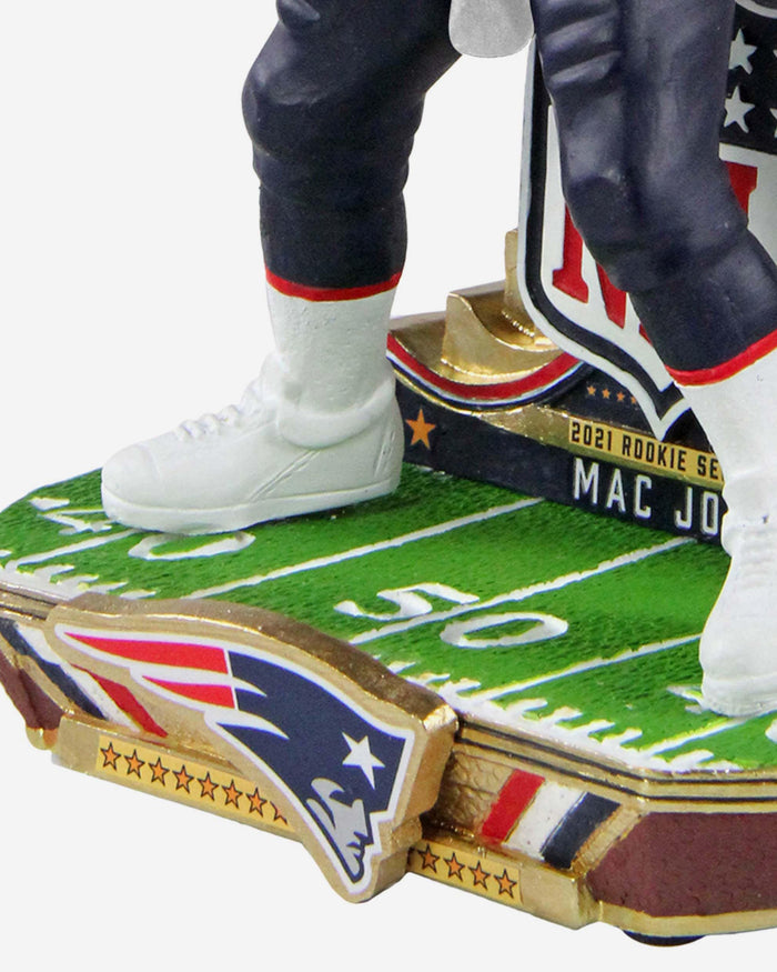 Mac Jones New England Patriots NFL 2021 Rookie Series Bobblehead FOCO - FOCO.com