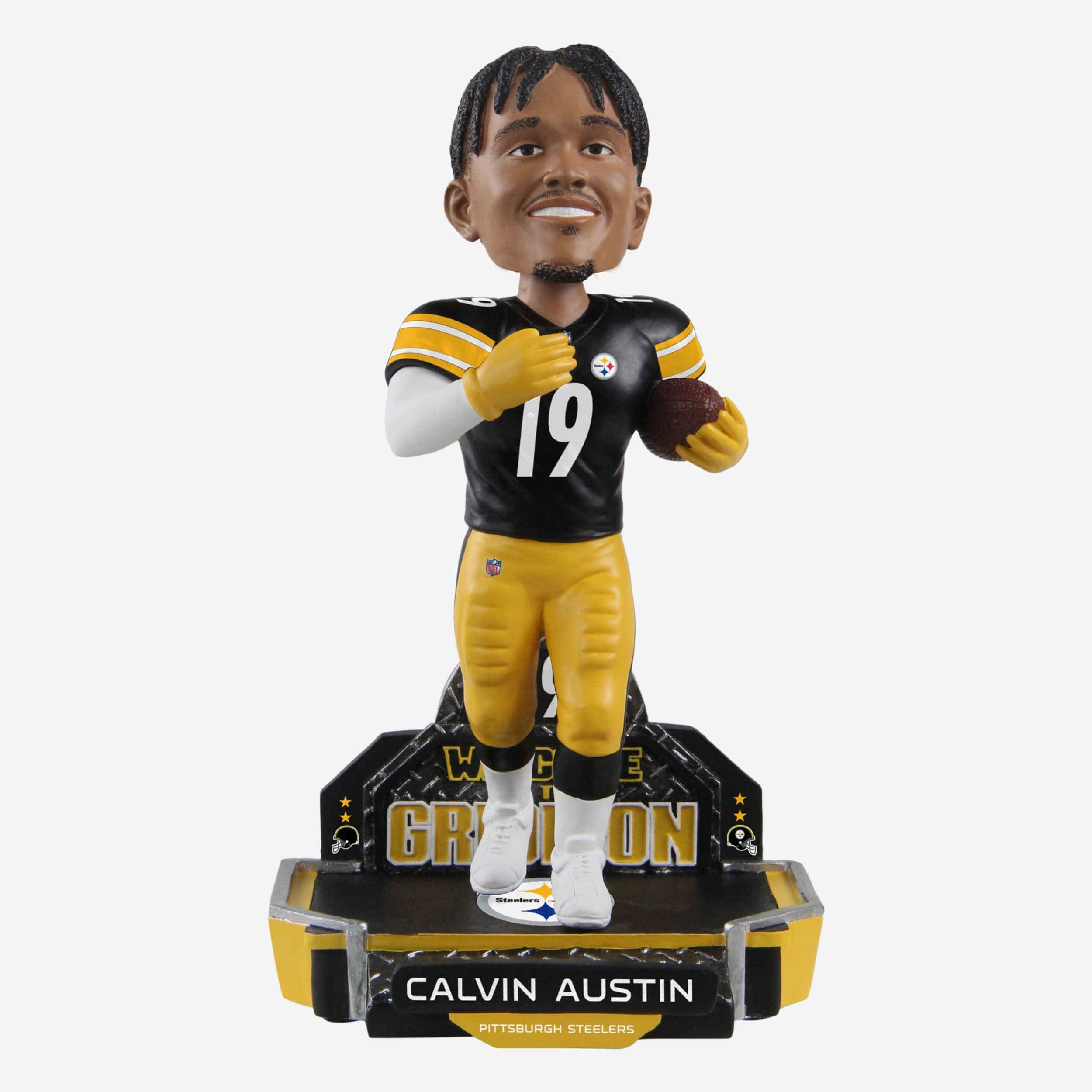 Calvin Austin Pittsburgh Steelers NFL 2022 Rookie Series Bobblehead Officially Licensed by NFL