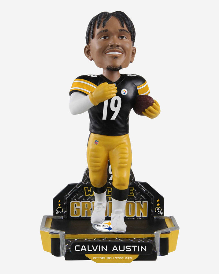 Calvin Austin Pittsburgh Steelers NFL 2022 Rookie Series Bobblehead FOCO - FOCO.com