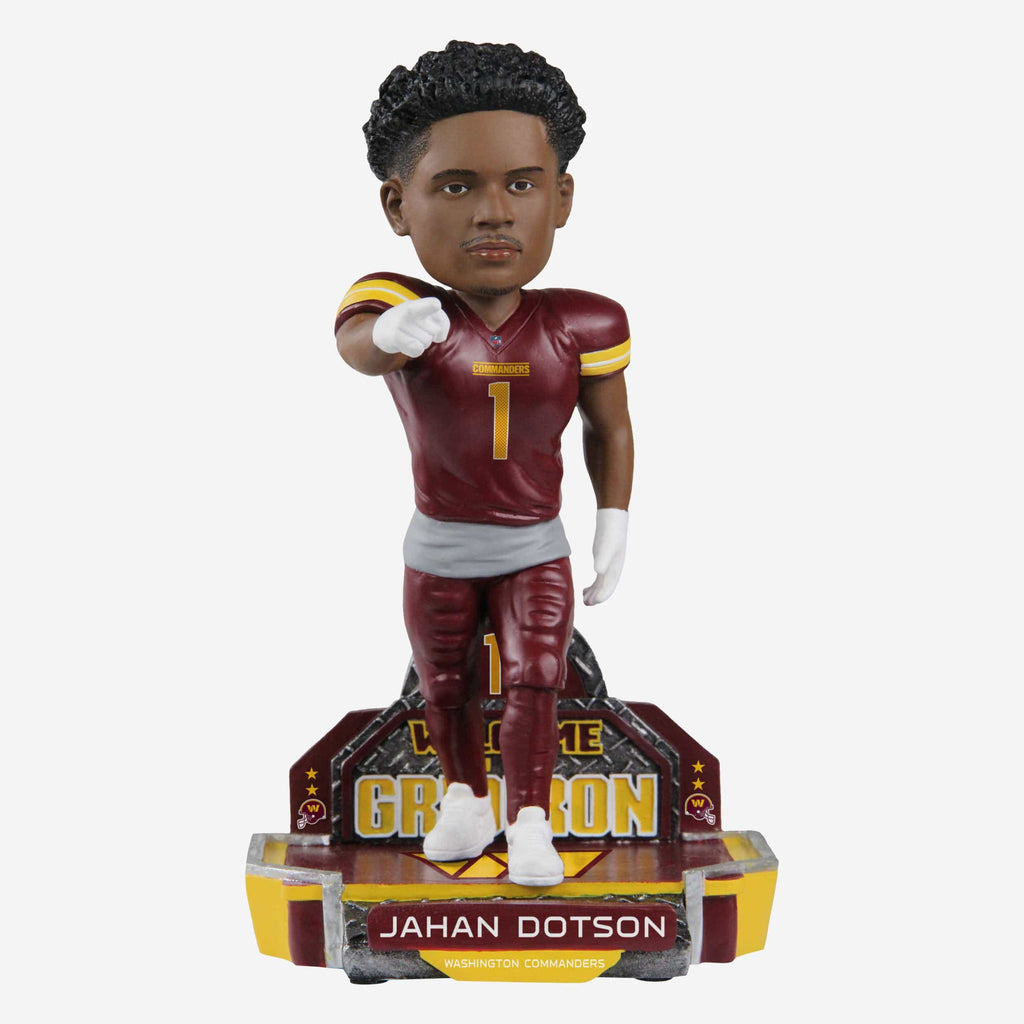 Jahan Dotson Washington Commanders NFL 2022 Rookie Series Bobblehead FOCO - FOCO.com