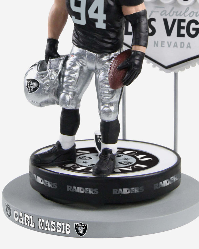 Carl Nassib Las Vegas Raiders Sign Bobblehead FOCO - FOCO.com