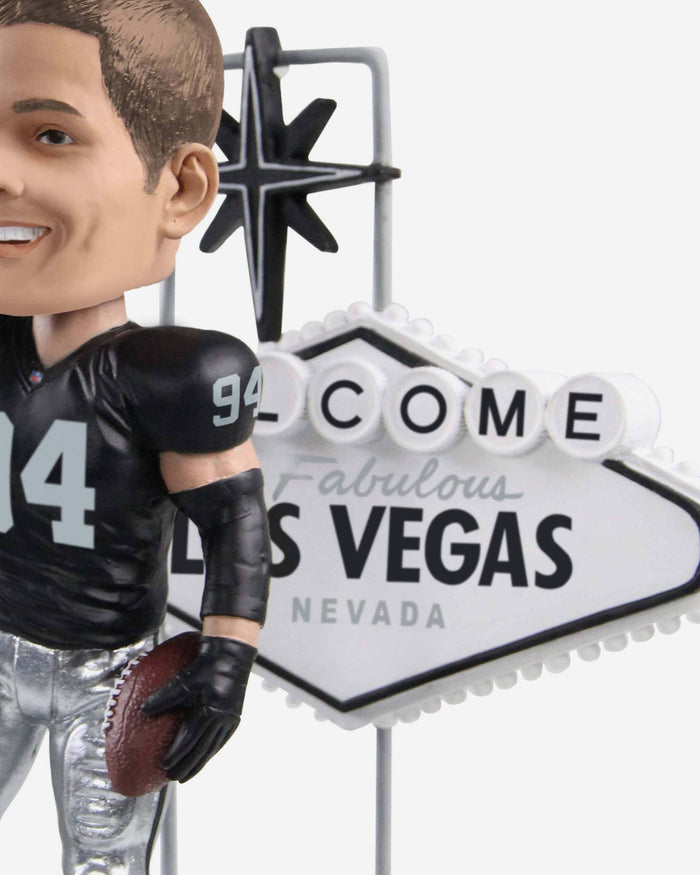 Carl Nassib Las Vegas Raiders Sign Bobblehead FOCO - FOCO.com