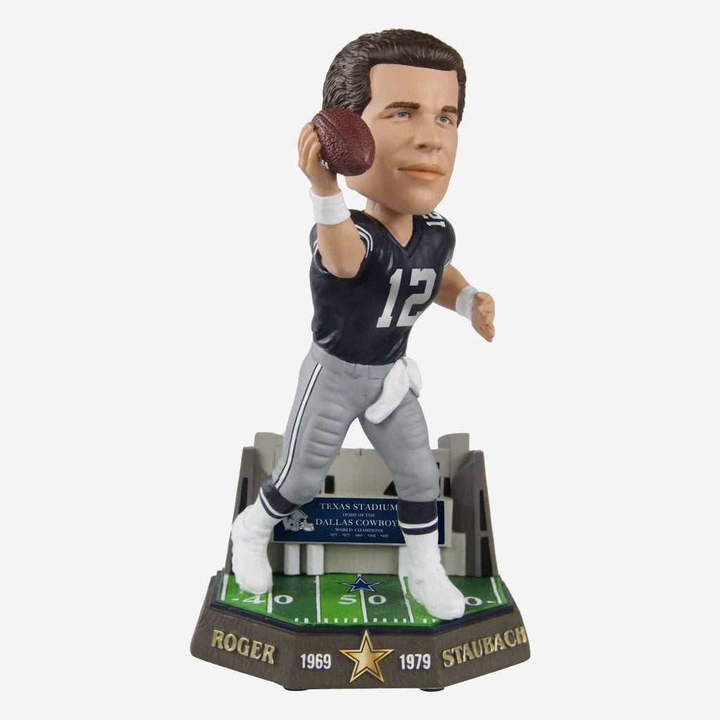 Roger Staubach Dallas Cowboys Retired Pro Gate Series Bobblehead FOCO - FOCO.com