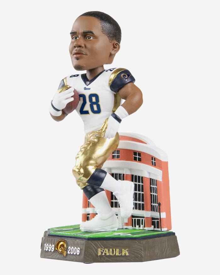 Marshall Faulk St Louis Rams Retired Pro Gate Series Bobblehead FOCO - FOCO.com