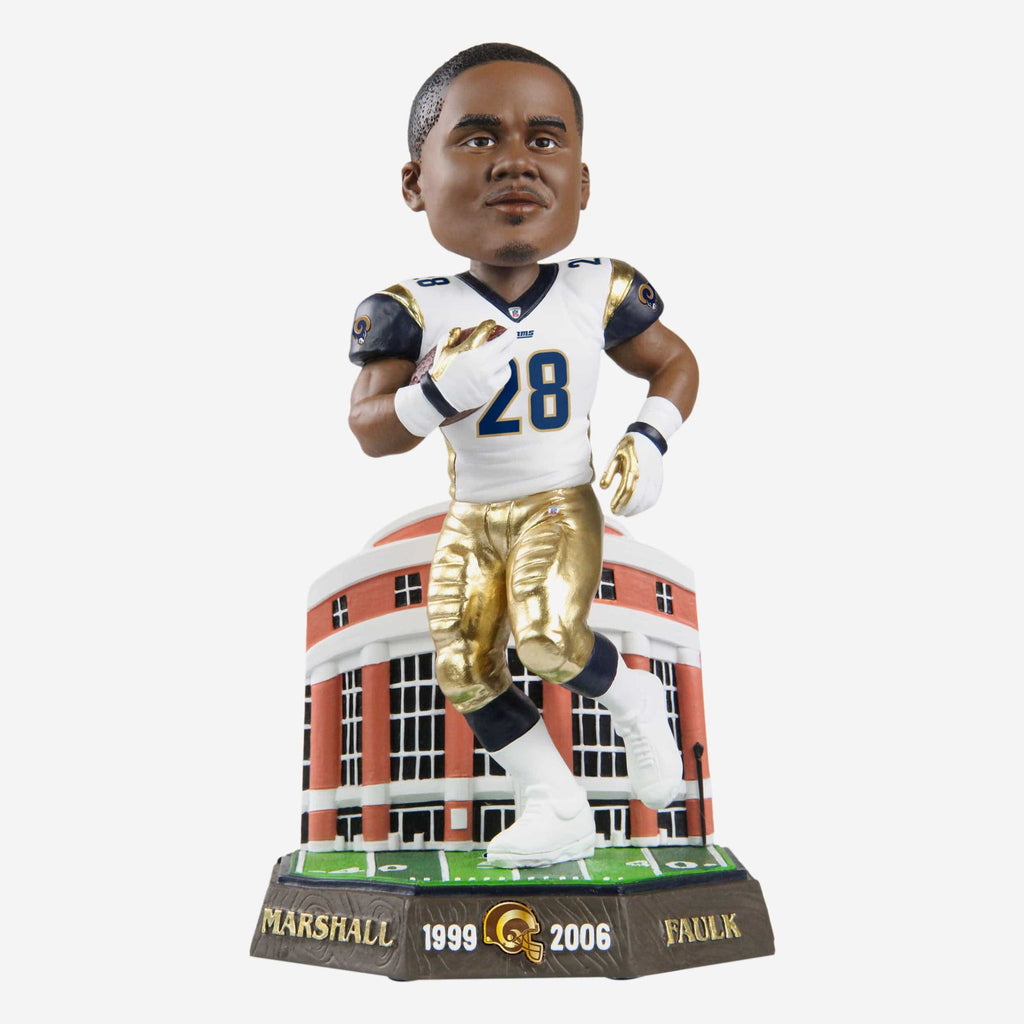Marshall Faulk St Louis Rams Retired Pro Gate Series Bobblehead FOCO - FOCO.com