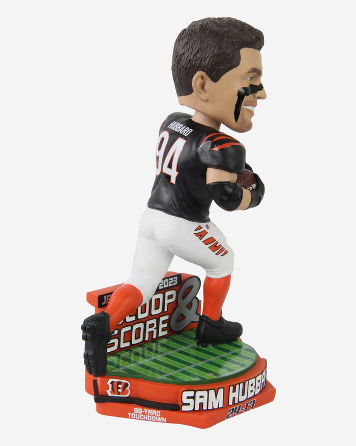 Sam Hubbard Cincinnati Bengals Longest Playoff Scoop And Score Bobblehead FOCO - FOCO.com