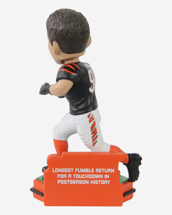 Sam Hubbard Cincinnati Bengals Longest Playoff Scoop And Score Bobblehead FOCO - FOCO.com