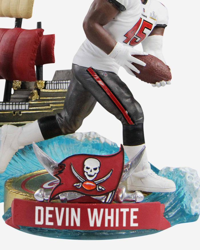 Devin White Tampa Bay Buccaneers To The Ship For The Ship Bobblehead FOCO - FOCO.com