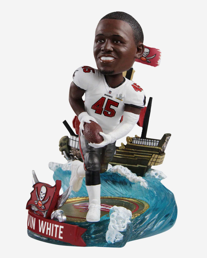 Devin White Tampa Bay Buccaneers To The Ship For The Ship Bobblehead FOCO - FOCO.com