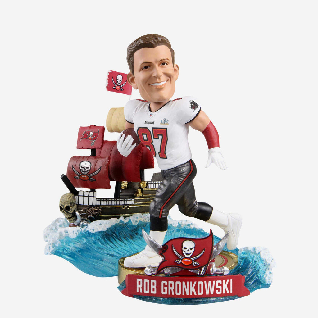 Rob Gronkowski Tampa Bay Buccaneers To The Ship For The Ship Bobblehead FOCO - FOCO.com