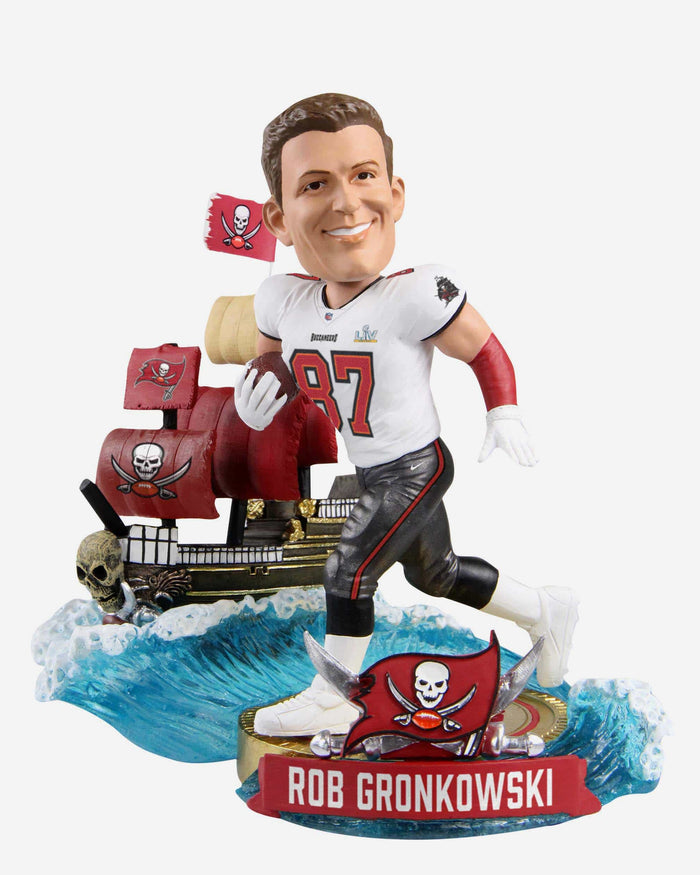 Rob Gronkowski Tampa Bay Buccaneers To The Ship For The Ship Bobblehead FOCO - FOCO.com