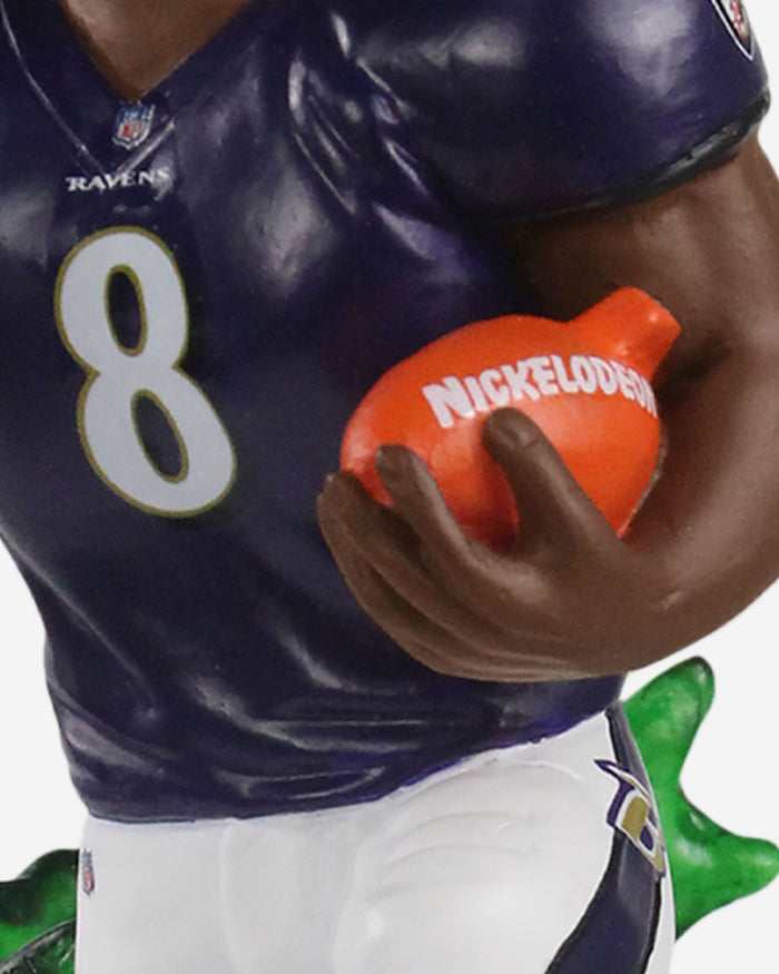 Lamar Jackson Baltimore Ravens Slime Zone Bobblehead FOCO - FOCO.com