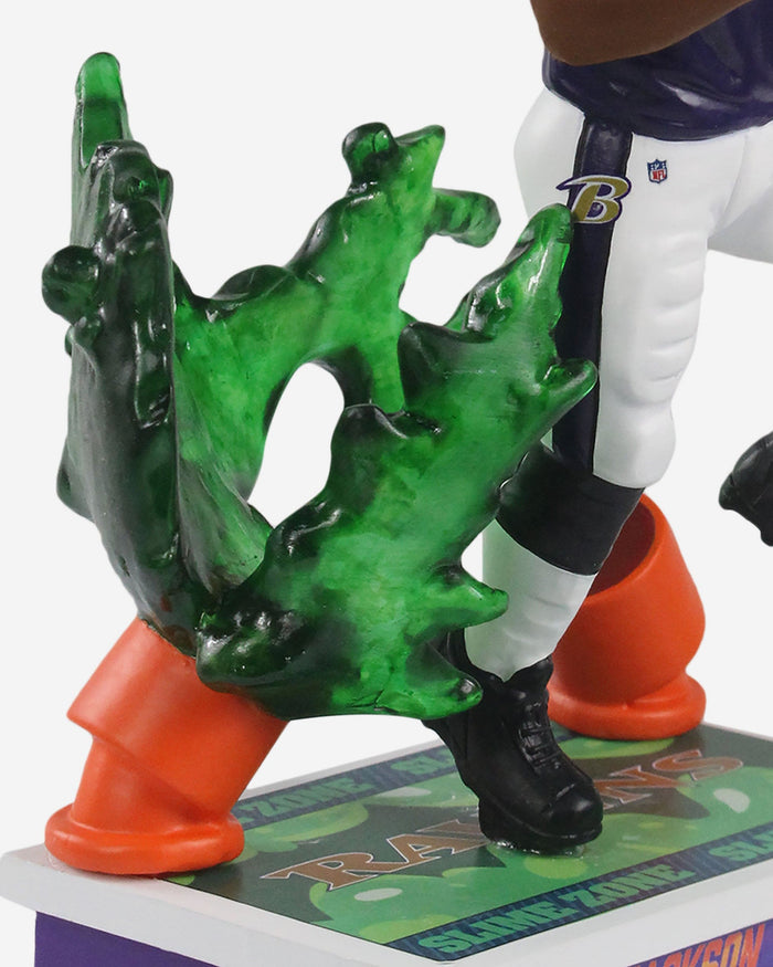 Lamar Jackson Baltimore Ravens Slime Zone Bobblehead FOCO - FOCO.com