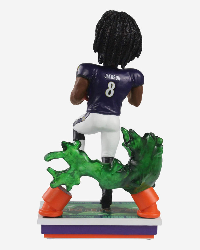 Lamar Jackson Baltimore Ravens Slime Zone Bobblehead FOCO - FOCO.com