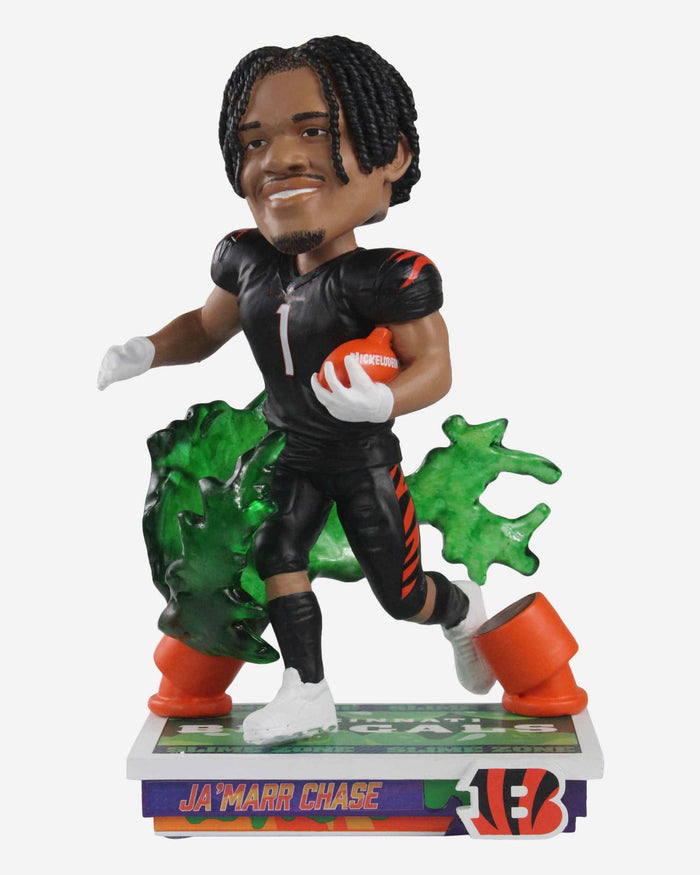 Ja'Marr Chase Cincinnati Bengals Slime Zone Bobblehead FOCO - FOCO.com