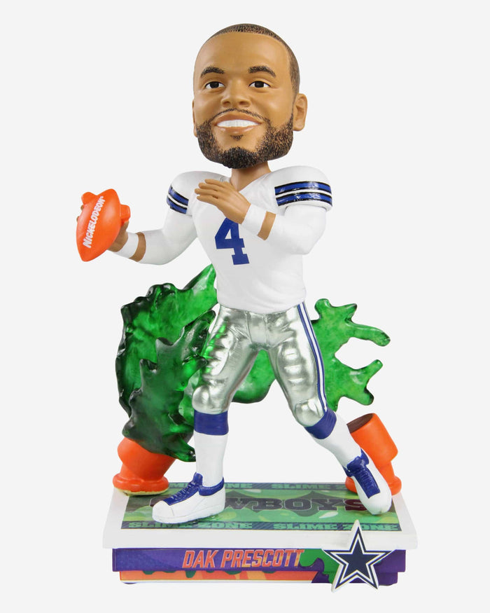 Dak Prescott Dallas Cowboys Slime Zone Bobblehead FOCO - FOCO.com