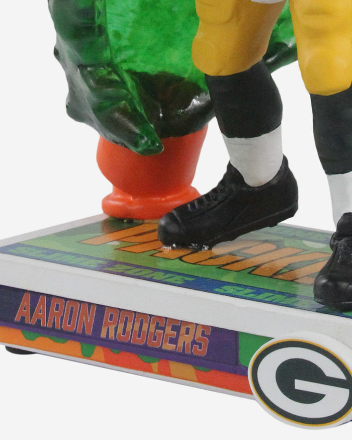 Aaron Rodgers Green Bay Packers Slime Zone Bobblehead FOCO - FOCO.com