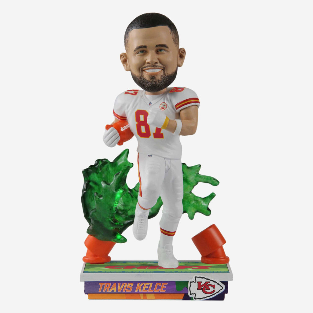 Travis Kelce Kansas City Chiefs Slime Zone Bobblehead FOCO - FOCO.com