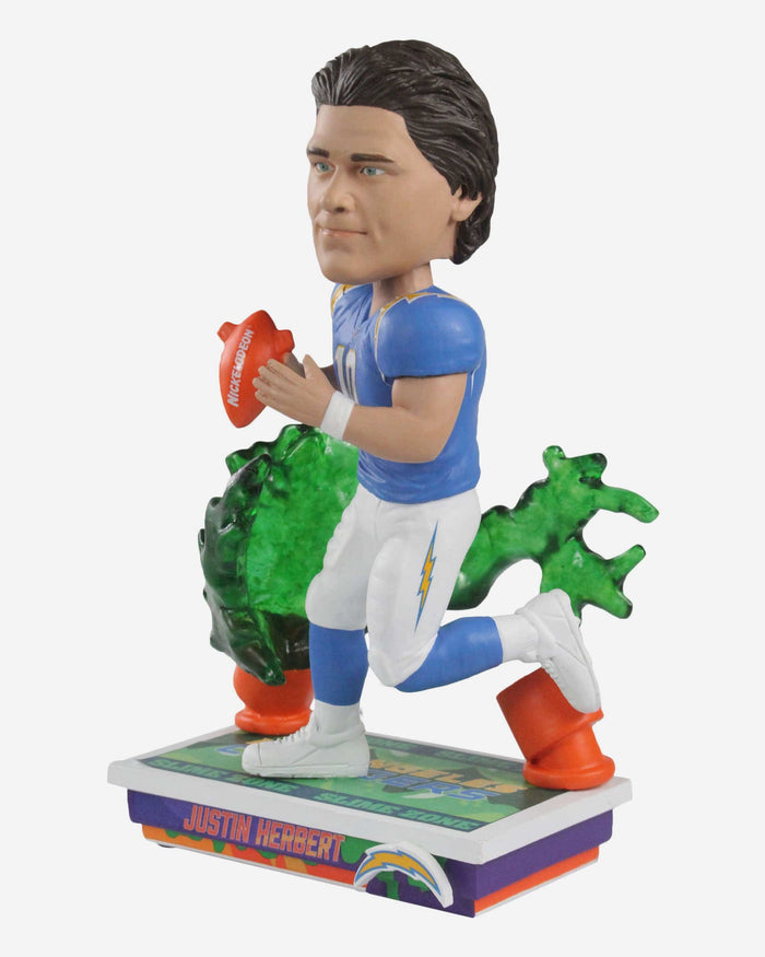 Justin Herbert Los Angeles Chargers Slime Zone Bobblehead FOCO - FOCO.com