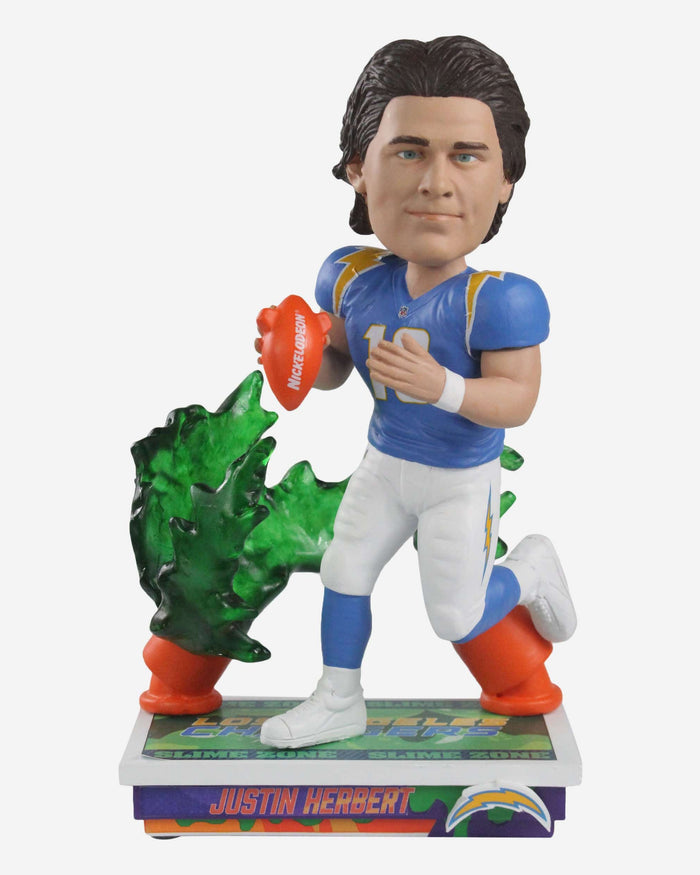 Justin Herbert Los Angeles Chargers Slime Zone Bobblehead FOCO - FOCO.com