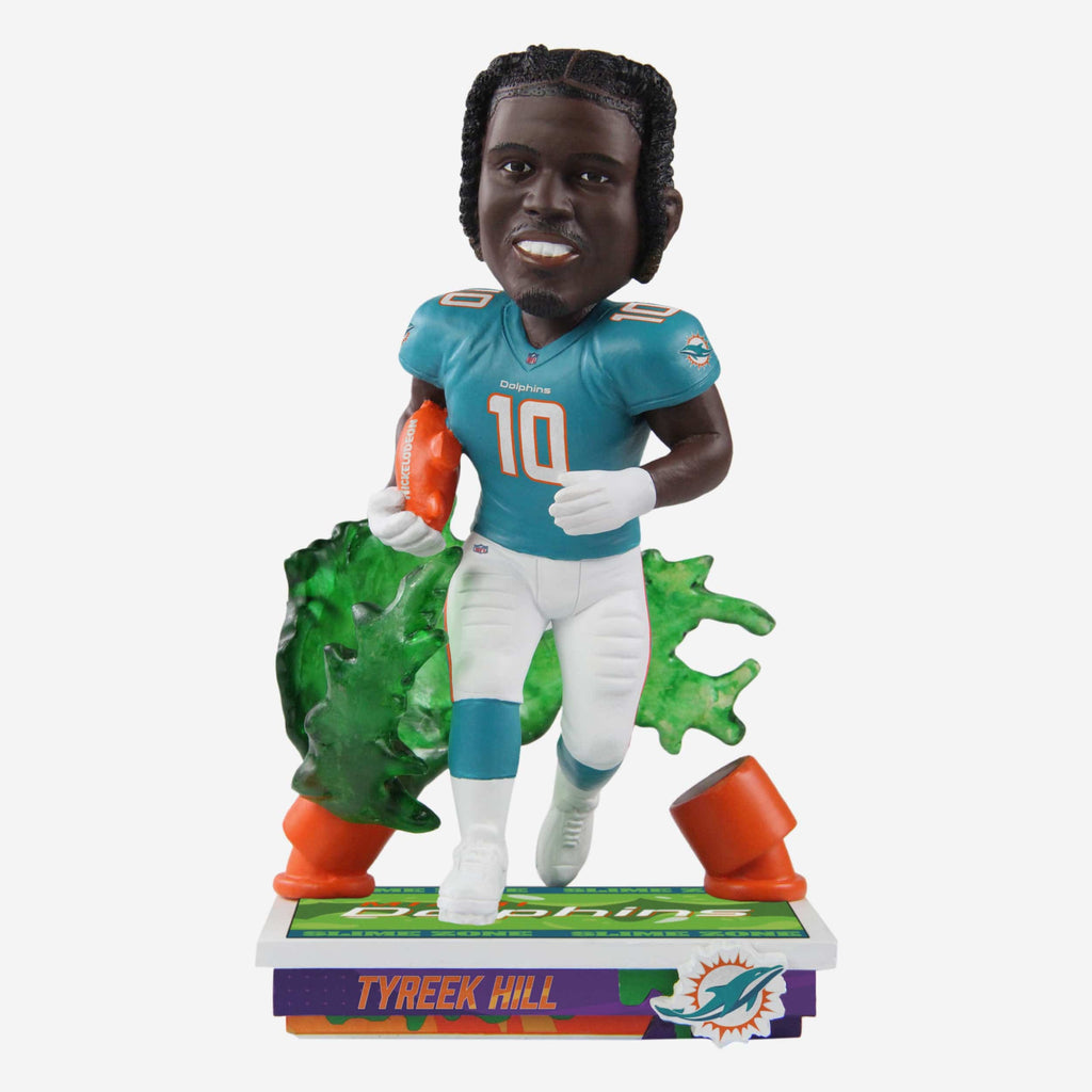 Tyreek Hill Miami Dolphins Slime Zone Bobblehead FOCO - FOCO.com