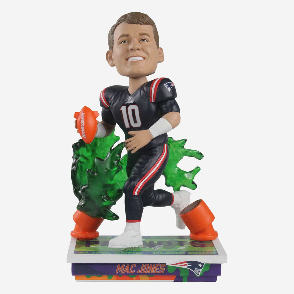 Mac Jones New England Patriots Slime Zone Bobblehead FOCO - FOCO.com
