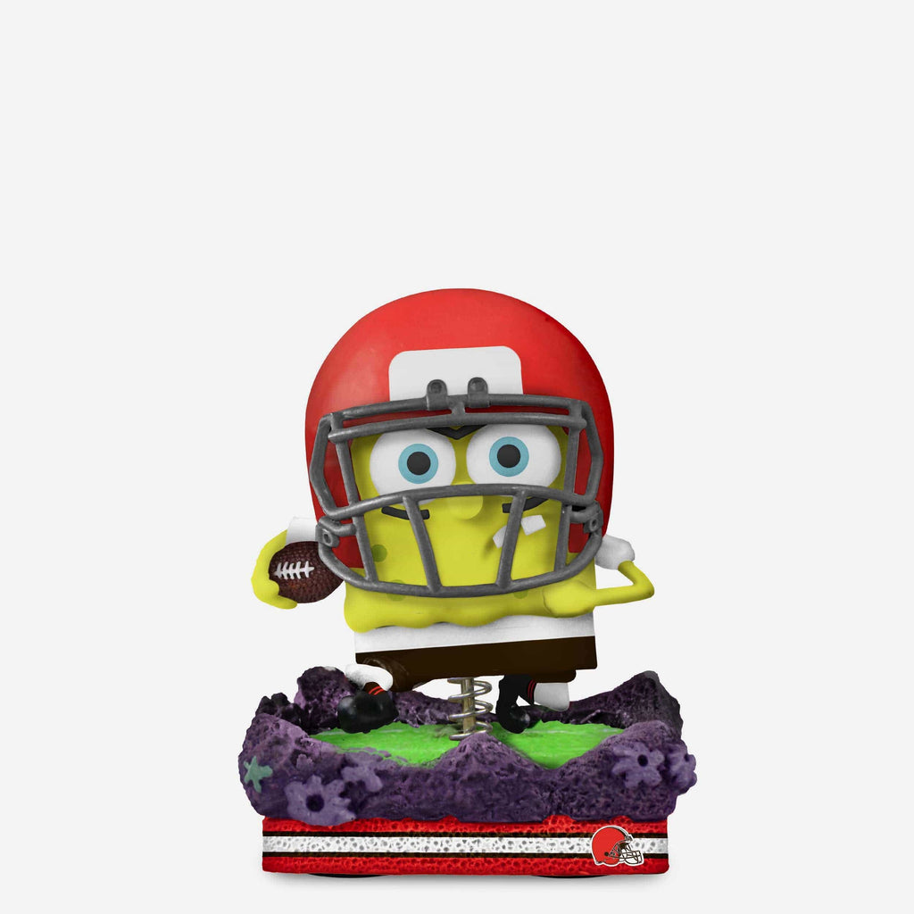 Cleveland Browns SpongeBob SquarePants Gridiron Great Bobblehead FOCO - FOCO.com