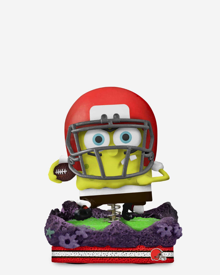 Cleveland Browns SpongeBob SquarePants Gridiron Great Bobblehead FOCO - FOCO.com