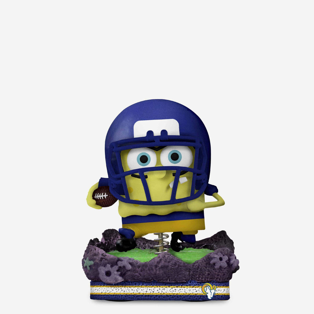 Los Angeles Rams SpongeBob SquarePants Gridiron Great Bobblehead FOCO - FOCO.com
