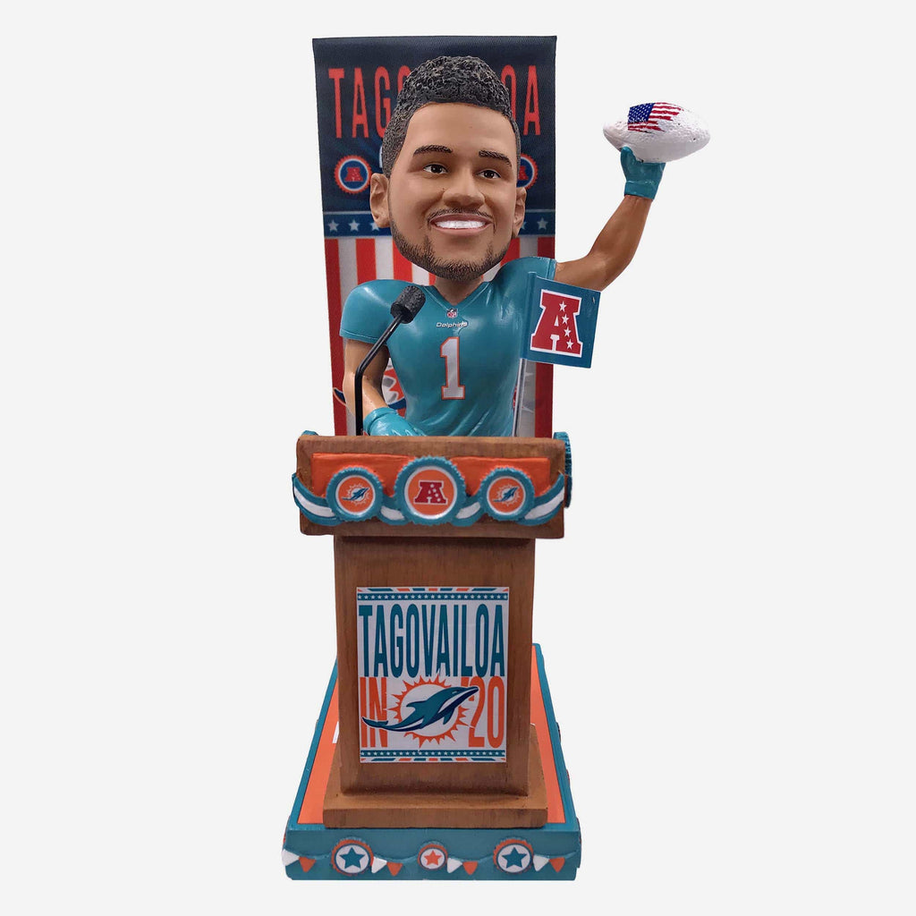 Tua Tagovailoa Miami Dolphins Swing Vote Series Bobblehead FOCO - FOCO.com
